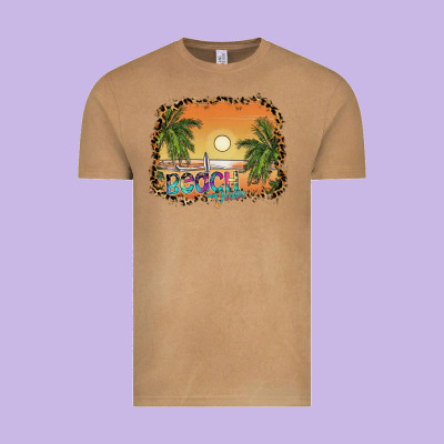 Beach Vibes Vintage Tee Designed By Sublimationcraftshop