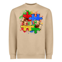 Autism Puzzle Pieces Heavyweight Sweatshirt | Teevron