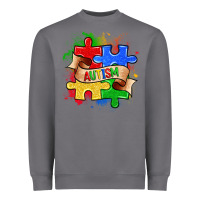 Storm autism puzzle pieces Heavyweight Sweatshirt - Zillion Design Studio
