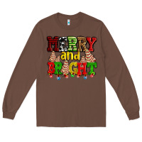 Chestnut merry and bright with christmas tree  cakes ado Long Sleeve Tee - AdoDesignShop