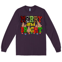 Plum merry and bright with christmas tree  cakes ado Long Sleeve Tee - AdoDesignShop