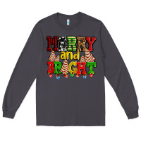 Smoke merry and bright with christmas tree  cakes ado Long Sleeve Tee - AdoDesignShop