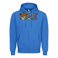 True Royal cinco de mayo skull Zipper Hoodie - BarkalooDesign
