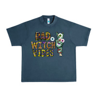 Midnight Navy bad witch vibes Urban Heavy Tee - CowhideDigitalArt