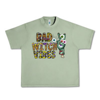Oil Green bad witch vibes Urban Heavy Tee - CowhideDigitalArt