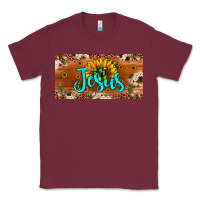 Burgundy jesus Classic Tee - JahusDesignShop