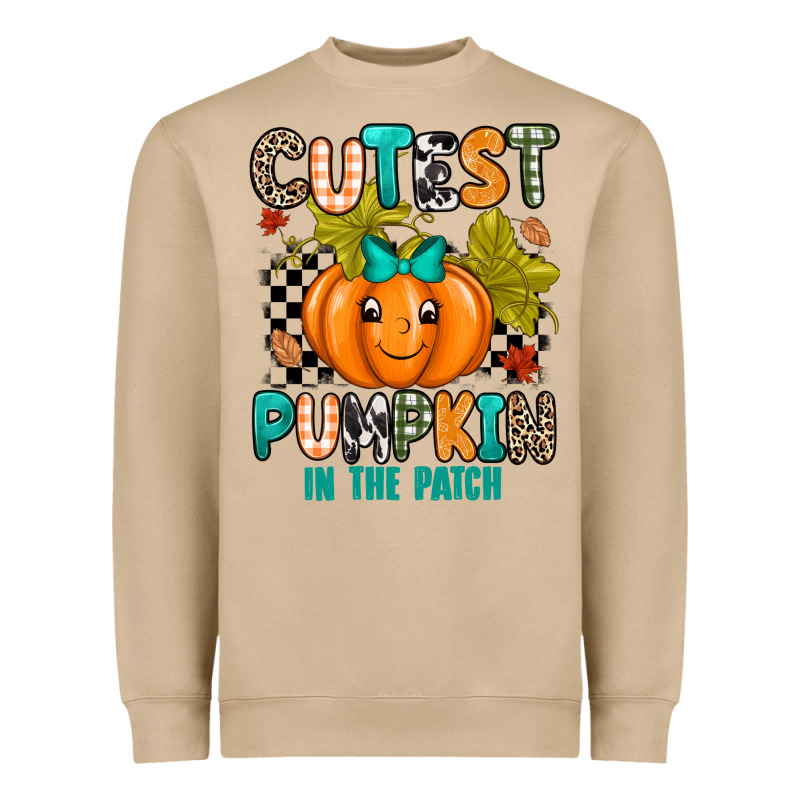 Cutest Pumpkin In The Patch Heavyweight Sweatshirt by texasbilliewilder | Teevron