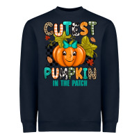Navy Cutest Pumpkin In The Patch Heavyweight Sweatshirt - texasbilliewilder