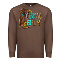 Chestnut western cowboy Premium Sweatshirt - NancyCooperArtShop