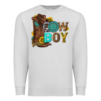 Dove Grey western cowboy Premium Sweatshirt - NancyCooperArtShop