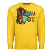 Lemon western cowboy Premium Sweatshirt - NancyCooperArtShop
