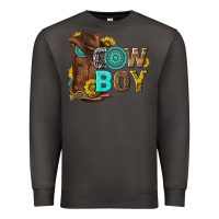 Smoke western cowboy Premium Sweatshirt - NancyCooperArtShop