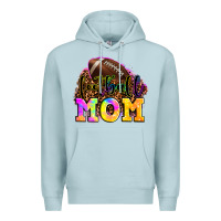 Blue Mist football mom Premium Hoodie - LillyAllenDesigns