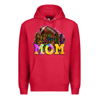 Cardinal football mom Premium Hoodie - LillyAllenDesigns