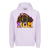 Lilac football mom Premium Hoodie - LillyAllenDesigns