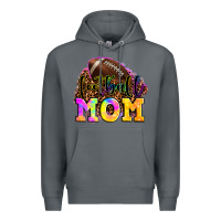 Rock football mom Premium Hoodie - LillyAllenDesigns