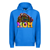 True Royal football mom Premium Hoodie - LillyAllenDesigns