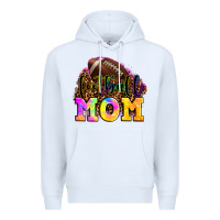 White football mom Premium Hoodie - LillyAllenDesigns
