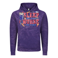 Cloud Purple sleep all day nurse all night Vintage Hoodie - texasbilliewilder