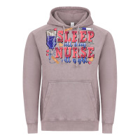 Sleep All Day Nurse All Night Vintage Hoodie | Teevron