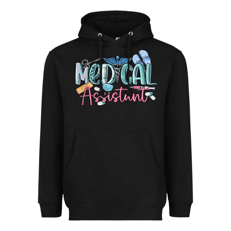 Medical Assistant Nurse Heavyweight Hoodie by MaliasSmallBusiness | Teevron