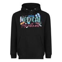 Black medical assistant nurse Heavyweight Hoodie - MaliasSmallBusiness