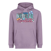 Lavender medical assistant nurse Heavyweight Hoodie - MaliasSmallBusiness