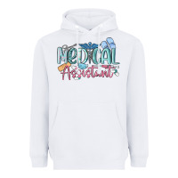 White medical assistant nurse Heavyweight Hoodie - MaliasSmallBusiness