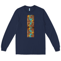 Navy autumn squirrel Long Sleeve Tee - BundleAndBundleShop