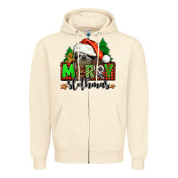 Sandshell merry slothmas Zipper Hoodie - Jasminsmagicworld
