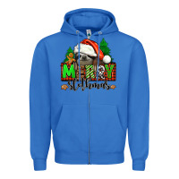 True Royal merry slothmas Zipper Hoodie - Jasminsmagicworld