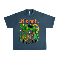 Midnight Navy its not luck its skill st. patricks day Urban Heavy Tee - Neo Western