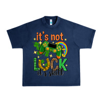 Navy its not luck its skill st. patricks day Urban Heavy Tee - Neo Western