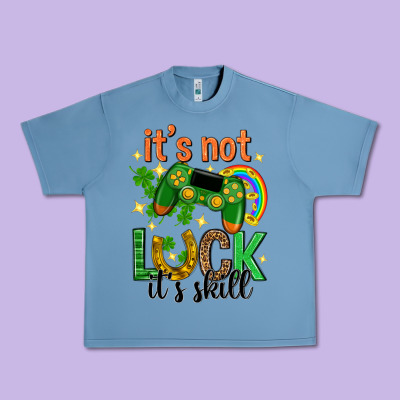 Its Not Luck Its Skill St. Patricks Day Urban Heavy Tee Designed By Neo Western