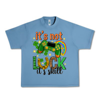 Pebble Blue its not luck its skill st. patricks day Urban Heavy Tee - Neo Western