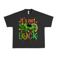 Pigment Black its not luck its skill st. patricks day Urban Heavy Tee - Neo Western