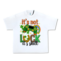 White its not luck its skill st. patricks day Urban Heavy Tee - Neo Western