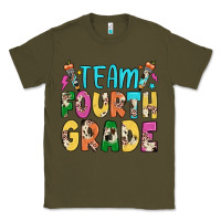 Army Green team fourth grade Classic Tee - JahusDesignShop