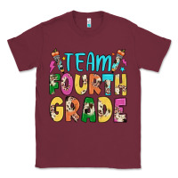 Burgundy team fourth grade Classic Tee - JahusDesignShop