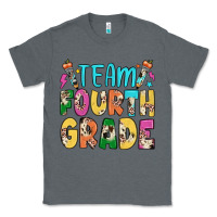 Charcoal Heather team fourth grade Classic Tee - JahusDesignShop