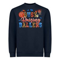 Navy busy raising ballers basketball Heavyweight Sweatshirt - Zillion Design Studio