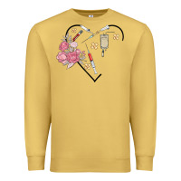Antique Gold phlebotomy add your name Premium Sweatshirt - MaliasSmallBusiness