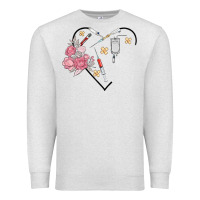 Oatmeal Heather phlebotomy add your name Premium Sweatshirt - MaliasSmallBusiness