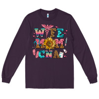 Plum wife mom cna Long Sleeve Tee - AdoDesignShop