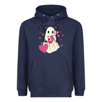 Navy will you be my boo Heavyweight Hoodie - MaliasSmallBusiness