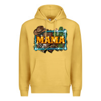 Antique Gold mama cowboy western font cactuslove mom Premium Hoodie - LillyAllenDesigns