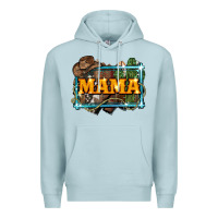 Blue Mist mama cowboy western font cactuslove mom Premium Hoodie - LillyAllenDesigns