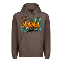 Coffee mama cowboy western font cactuslove mom Premium Hoodie - LillyAllenDesigns