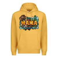 Mustard mama cowboy western font cactuslove mom Premium Hoodie - LillyAllenDesigns