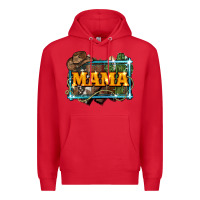 Red mama cowboy western font cactuslove mom Premium Hoodie - LillyAllenDesigns